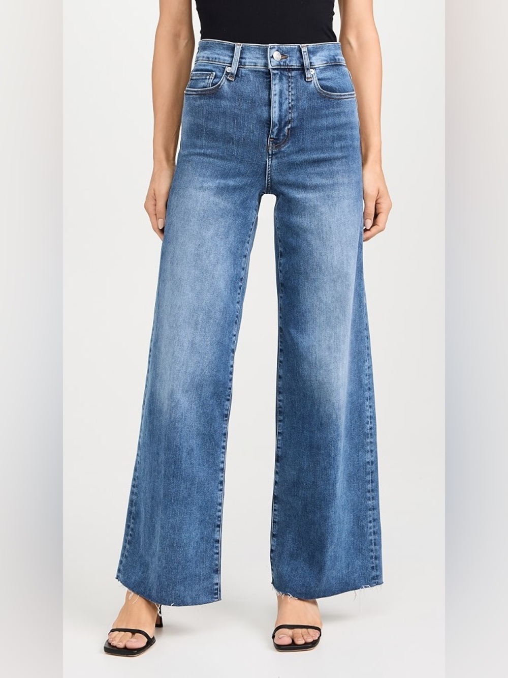 FRAME Le Slim Palazzo Raw Fray Jeans size 29